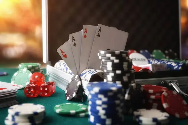 Live Dealer baccarat table in action